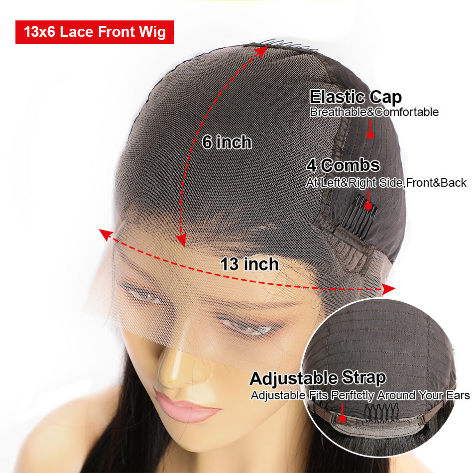 Real Human Hair Wig Lace Hair Set 9a Hair Quality Straight Hair AFX