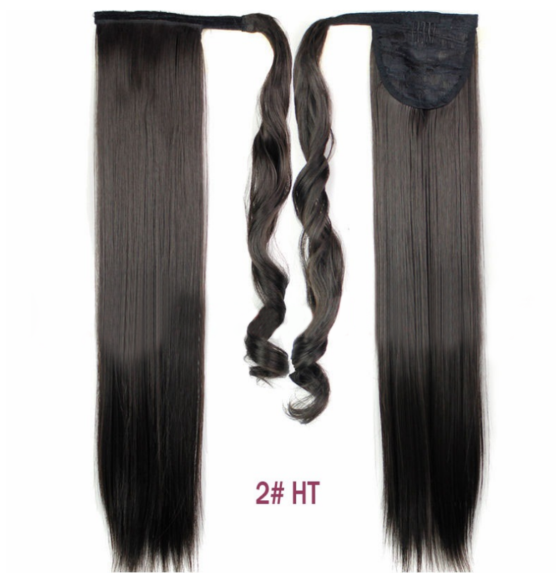 Velcro Wig Ponytail Straight Invisible Hair Extension AFX