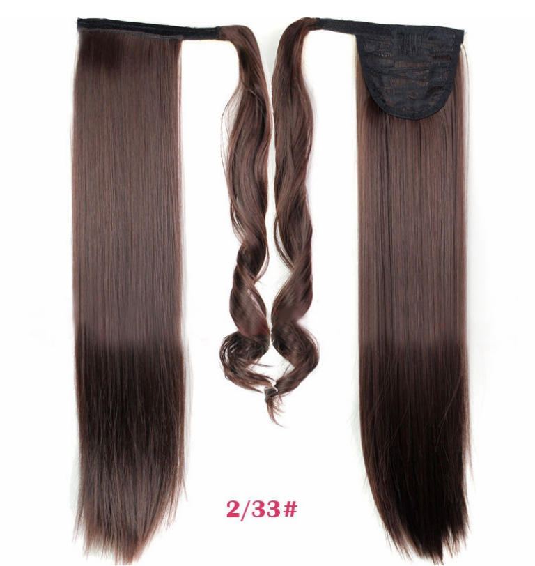Velcro Wig Ponytail Straight Invisible Hair Extension AFX