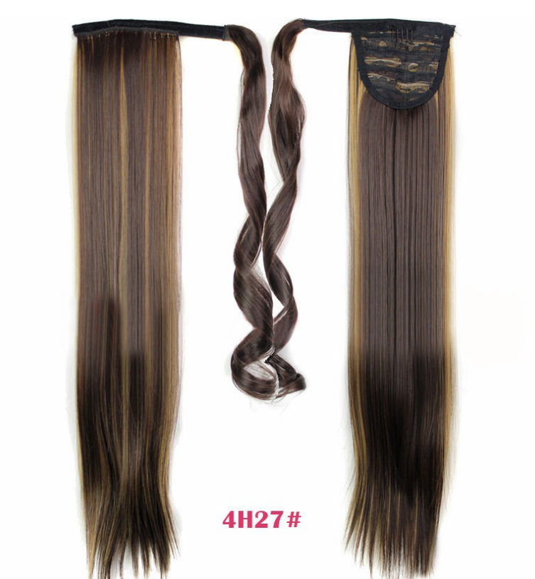 Velcro Wig Ponytail Straight Invisible Hair Extension AFX