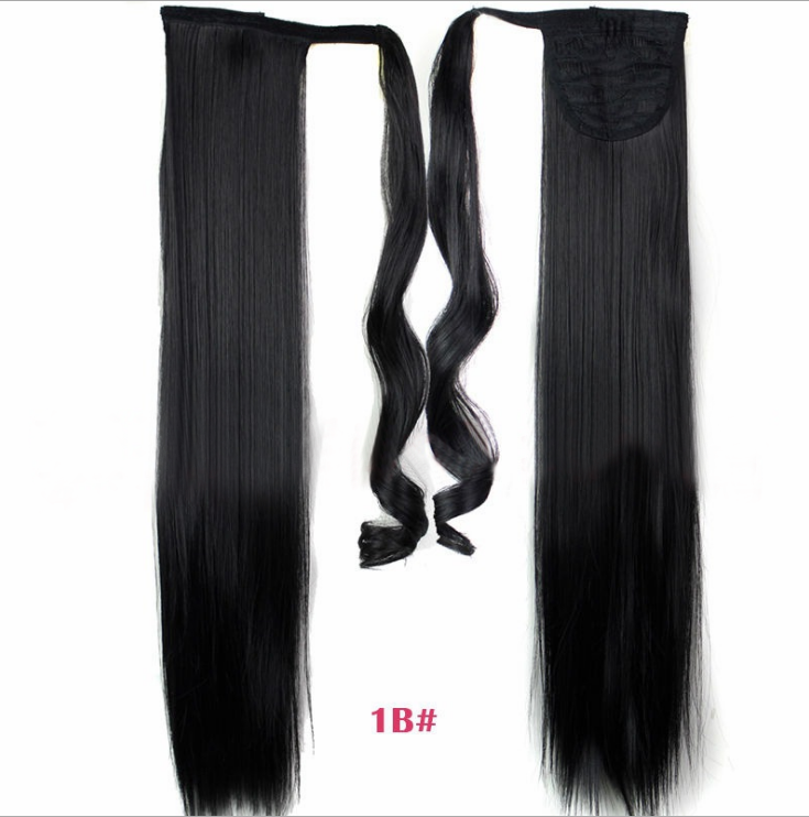 Velcro Wig Ponytail Straight Invisible Hair Extension AFX