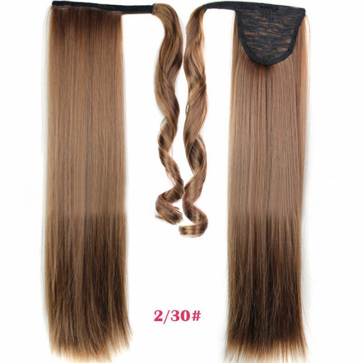 Velcro Wig Ponytail Straight Invisible Hair Extension AFX