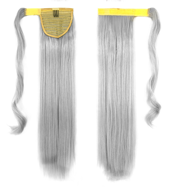 Velcro Wig Ponytail Straight Invisible Hair Extension AFX