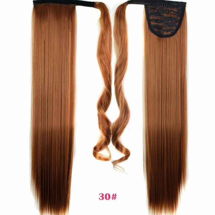 Velcro Wig Ponytail Straight Invisible Hair Extension AFX