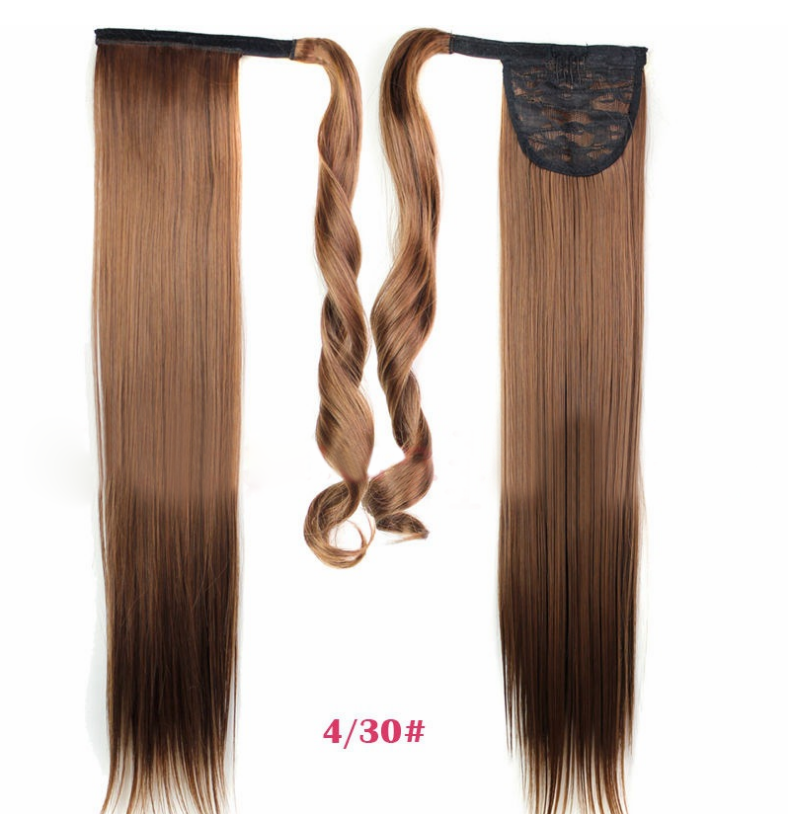 Velcro Wig Ponytail Straight Invisible Hair Extension AFX