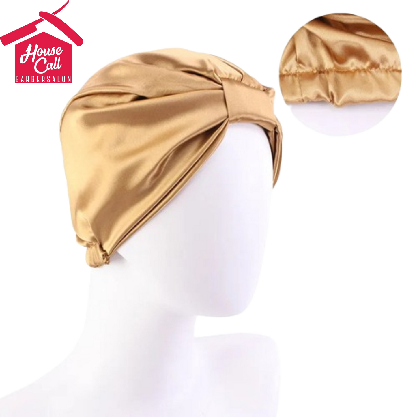 New Satin Silk Sleeping Bonnet Caps For Women Silky Headcover Double Layer Knotted Headband Caps Chemo Cancer Nursing Headwrap