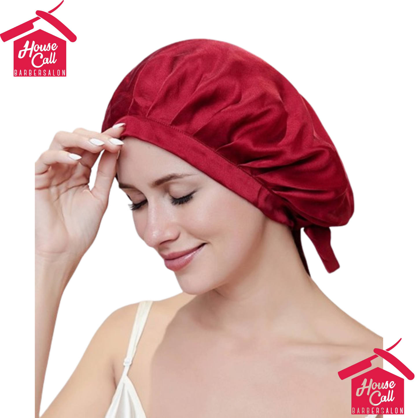 100% Silk Bonnet For Women Mulberry Silk Turban For Hair Sleeping Night Cap