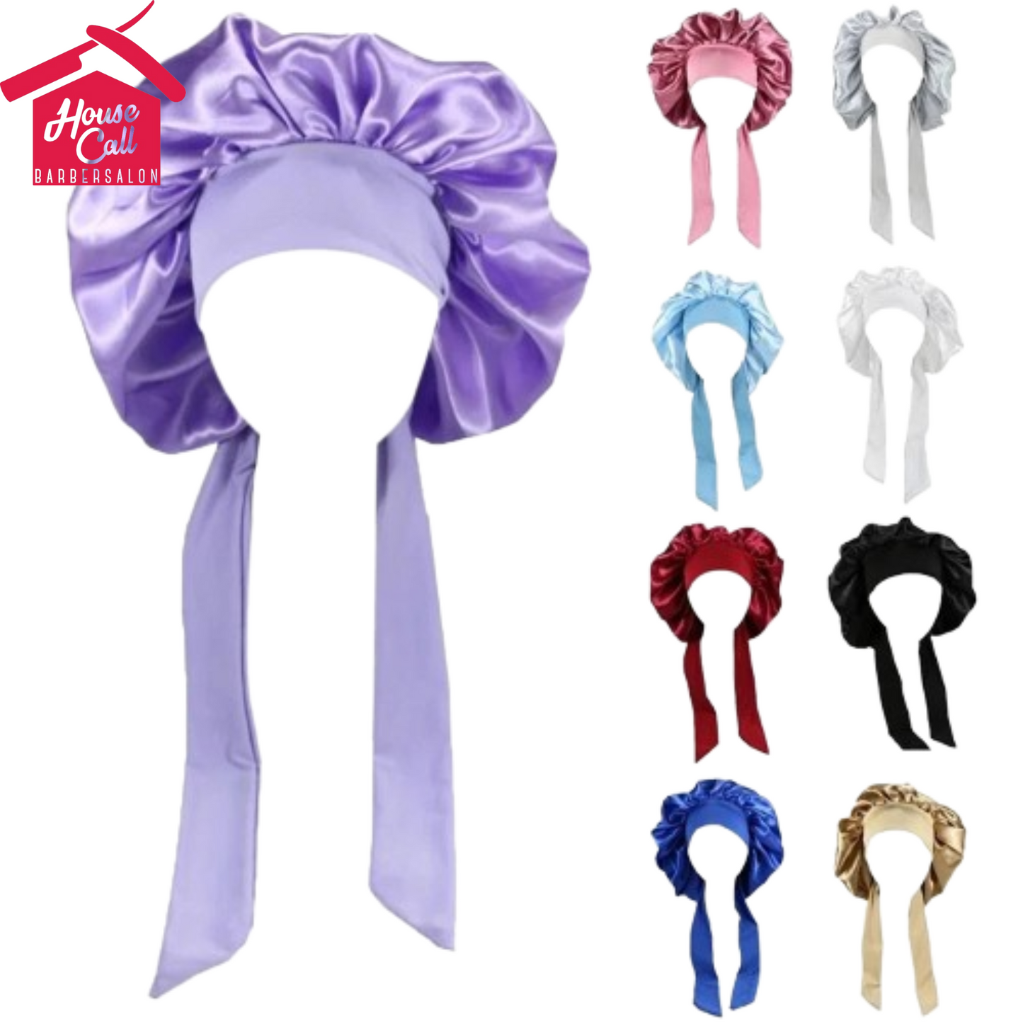 Women Satin Solid Sleeping Hat Night Sleep Cap for Women Shower Caps Waterproof Solid Sleeping Hair Bonnets Adjustable Cap