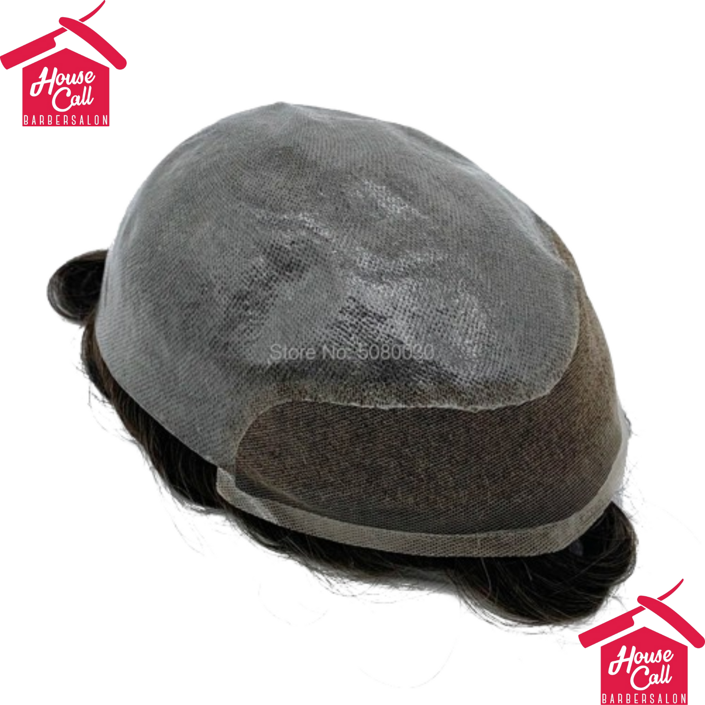 Human Hair Durable Hairpieces Toupee For Men Bleached Knots