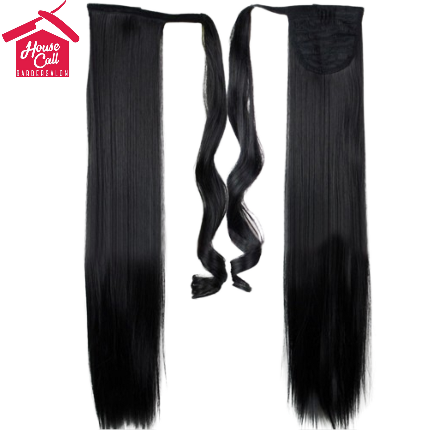 Velcro Wig Ponytail Straight Invisible Hair Extension AFX