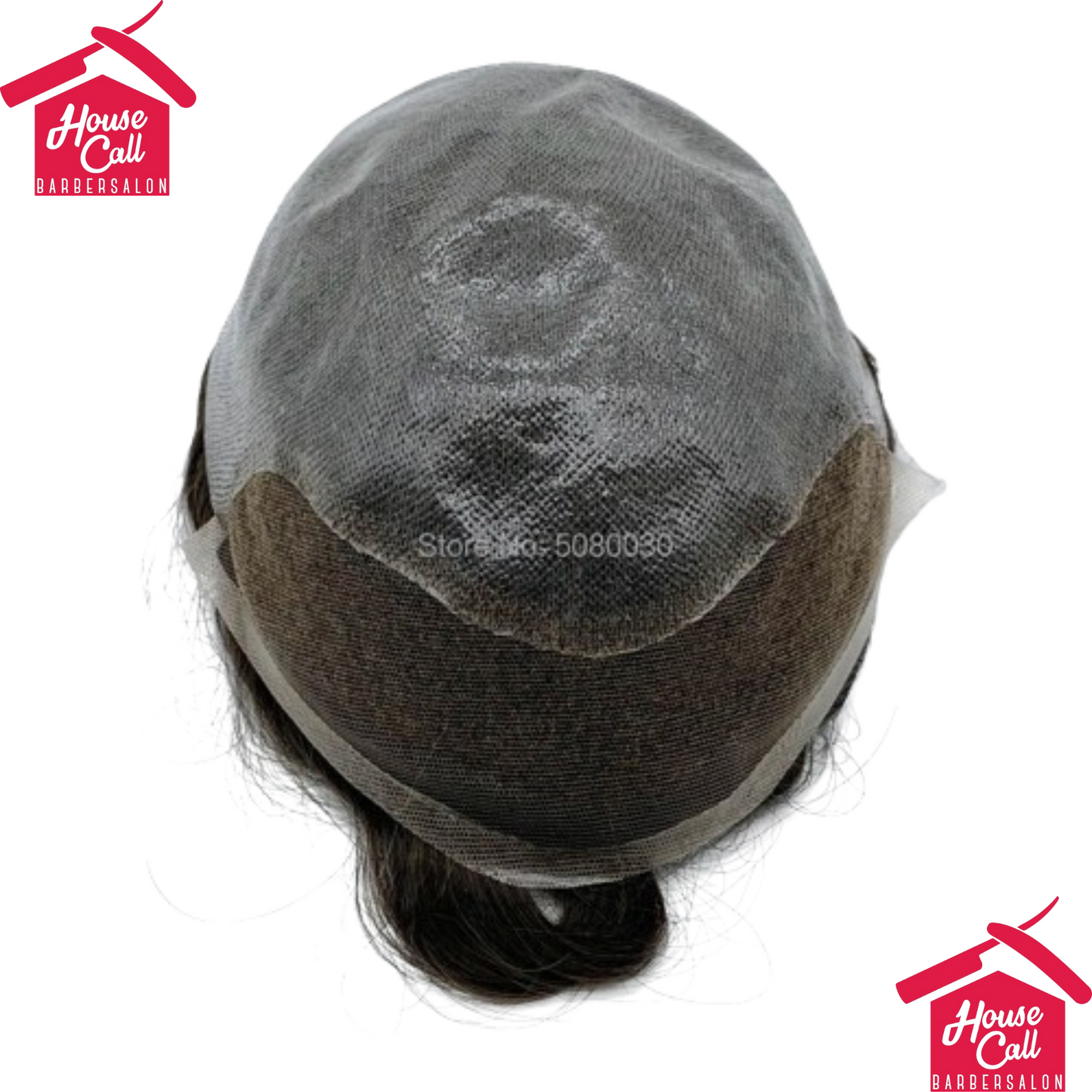 Human Hair Durable Hairpieces Toupee For Men Bleached Knots