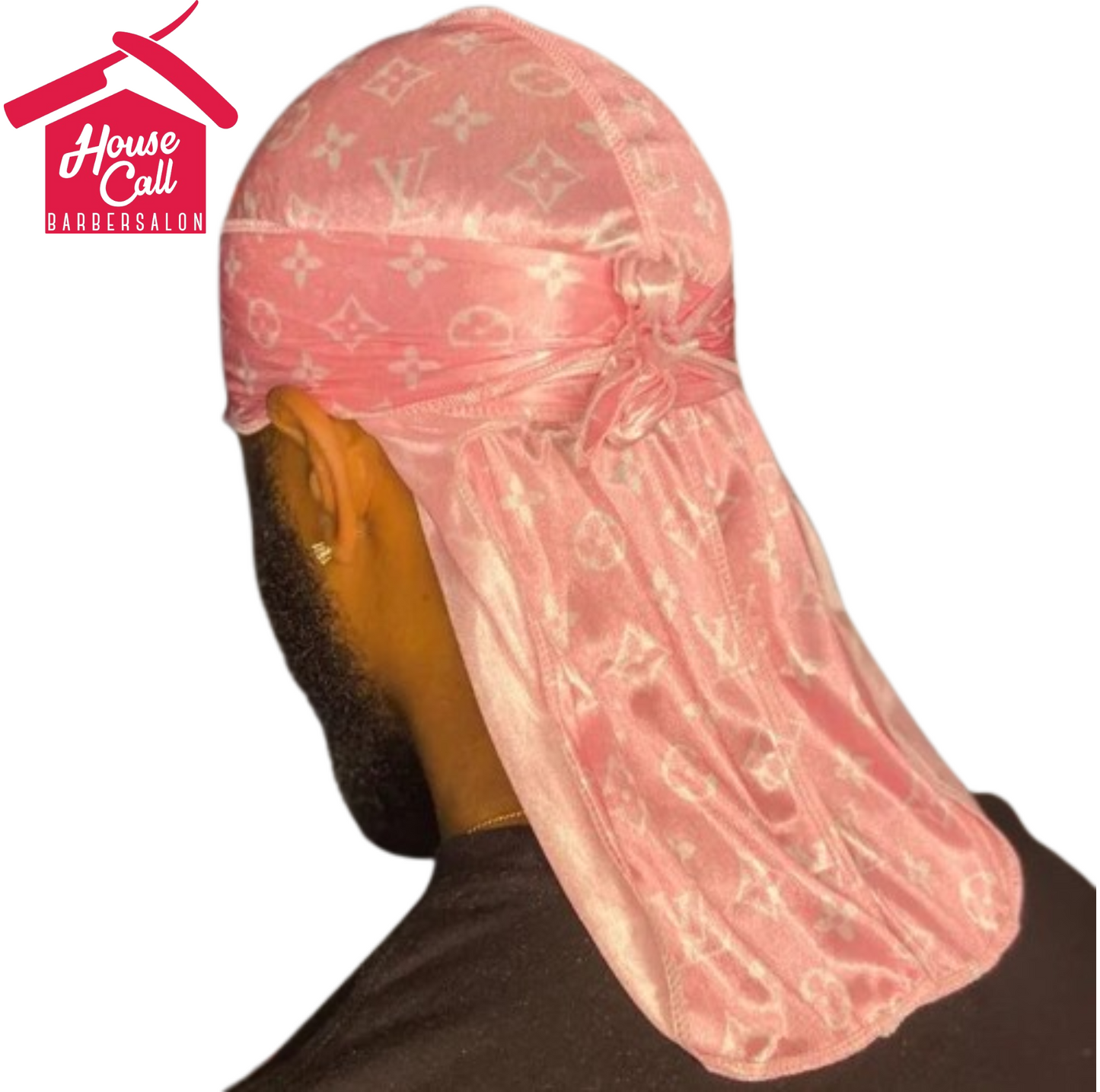 Light Pink LV Designer Durag