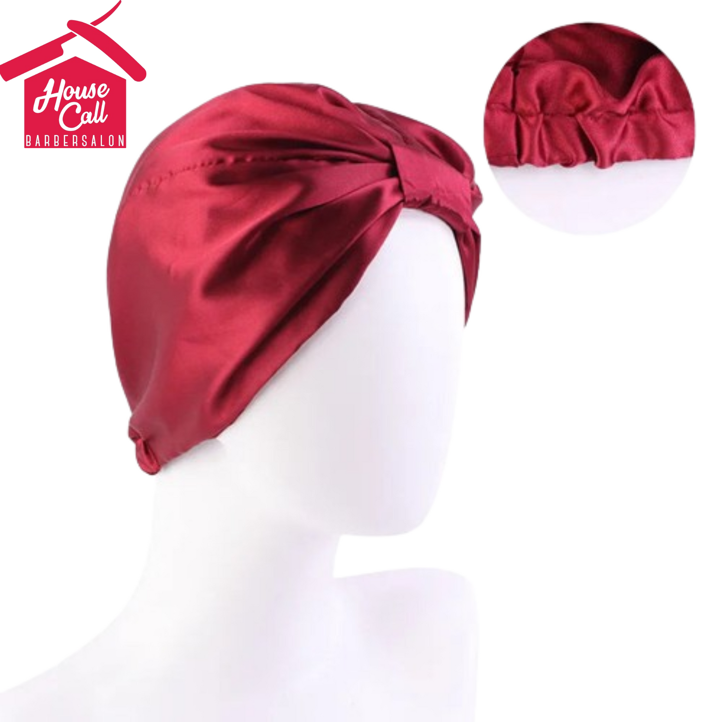 New Satin Silk Sleeping Bonnet Caps For Women Silky Headcover Double Layer Knotted Headband Caps Chemo Cancer Nursing Headwrap
