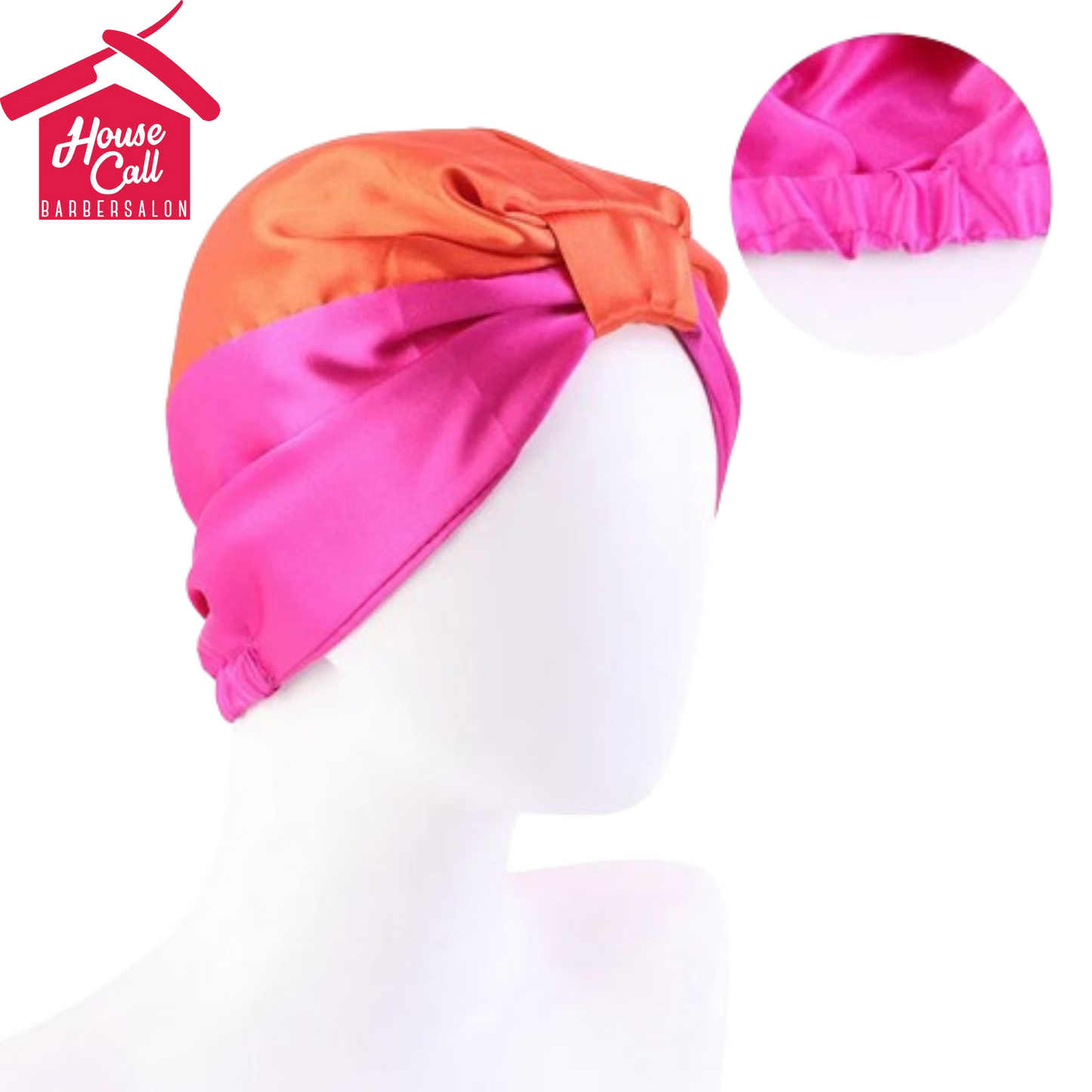 New Satin Silk Sleeping Bonnet Caps For Women Silky Headcover Double Layer Knotted Headband Caps Chemo Cancer Nursing Headwrap