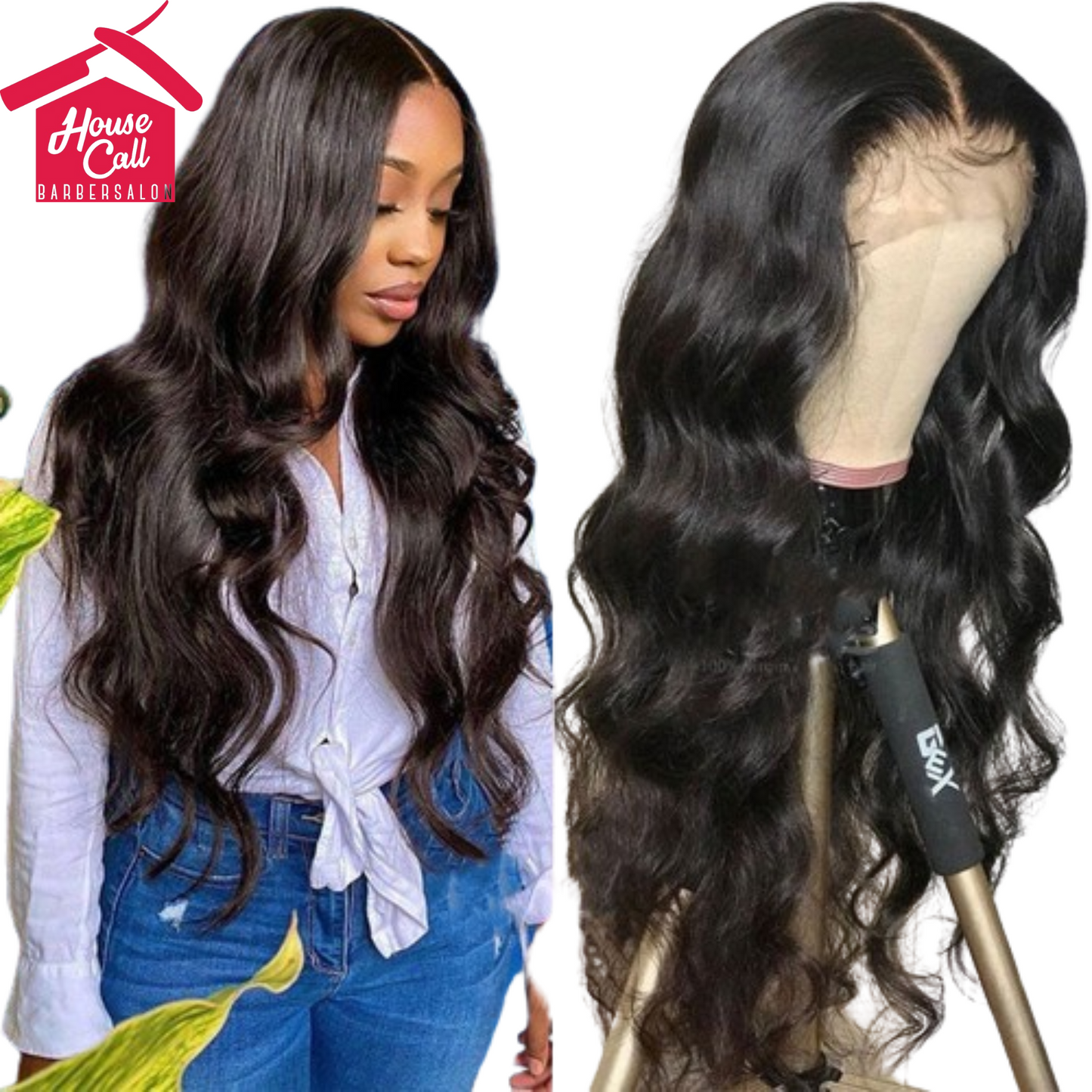 Body Wavy Human Hair Wigs 13X4 Lace AFX