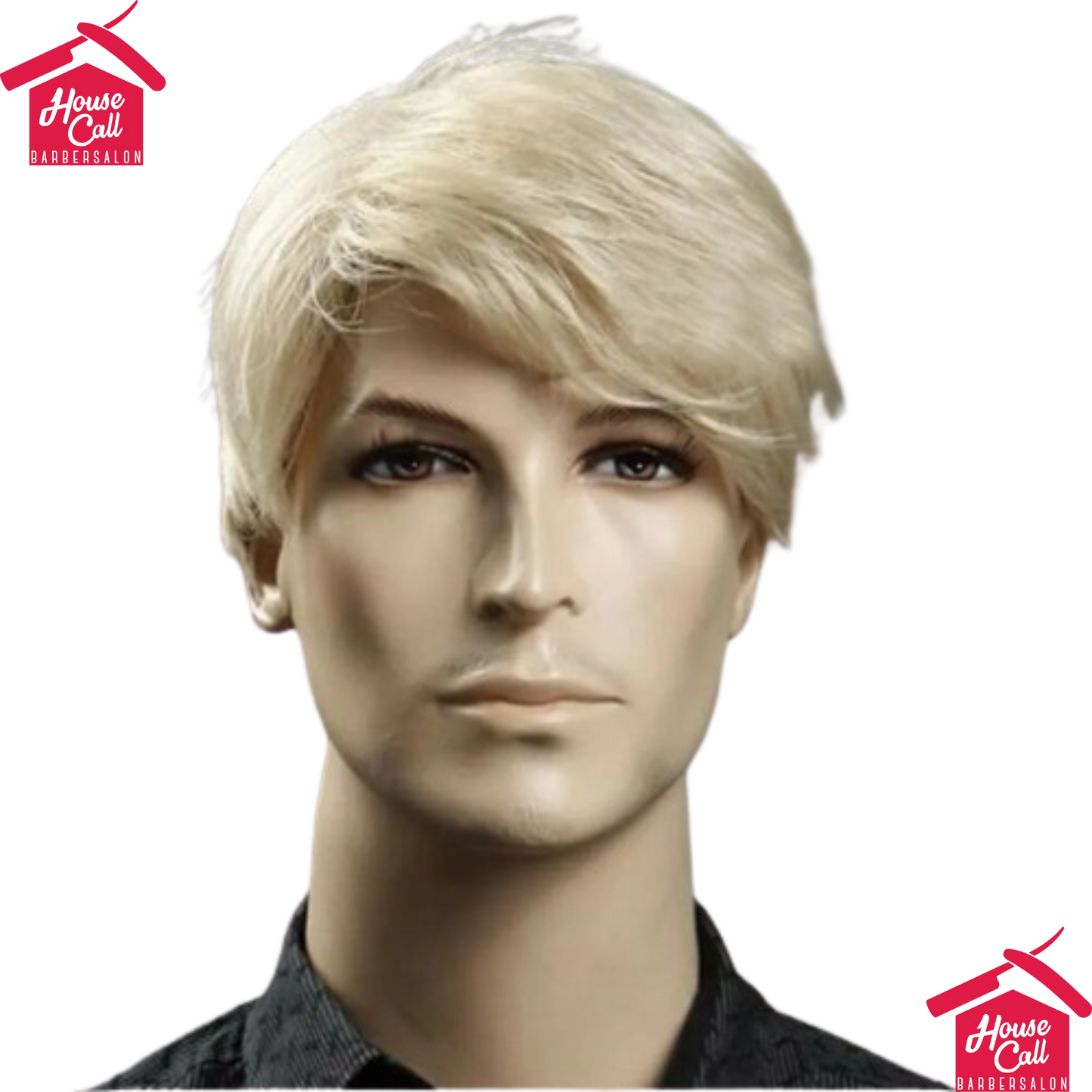 Male Wig Blond Short Hair for Men