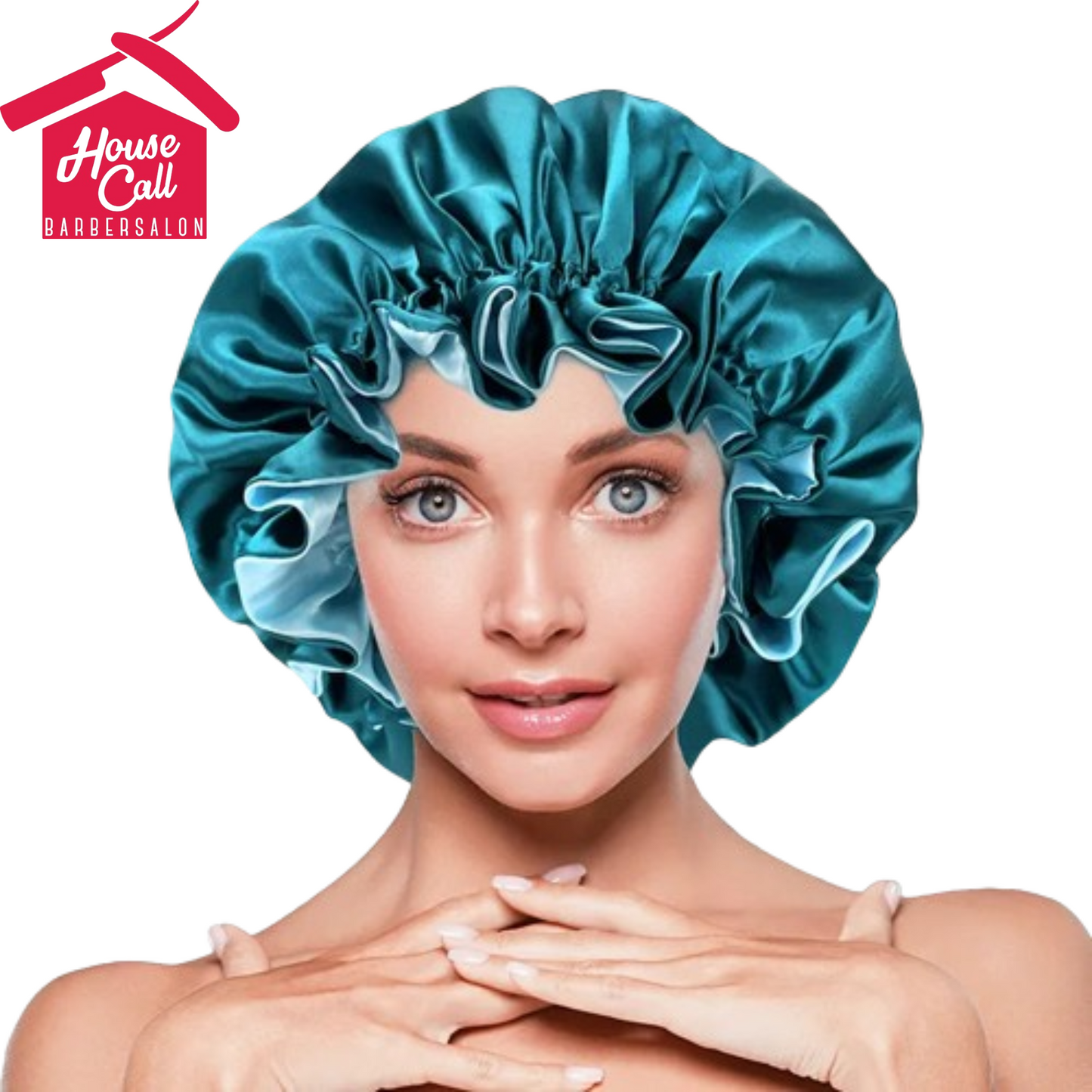 New Solid Women Satin Bonnet Fashion Stain Silky Big Bonnet for Lady Sleep Cap Headwrap Hat Hair Wrap Accessories Wholesale