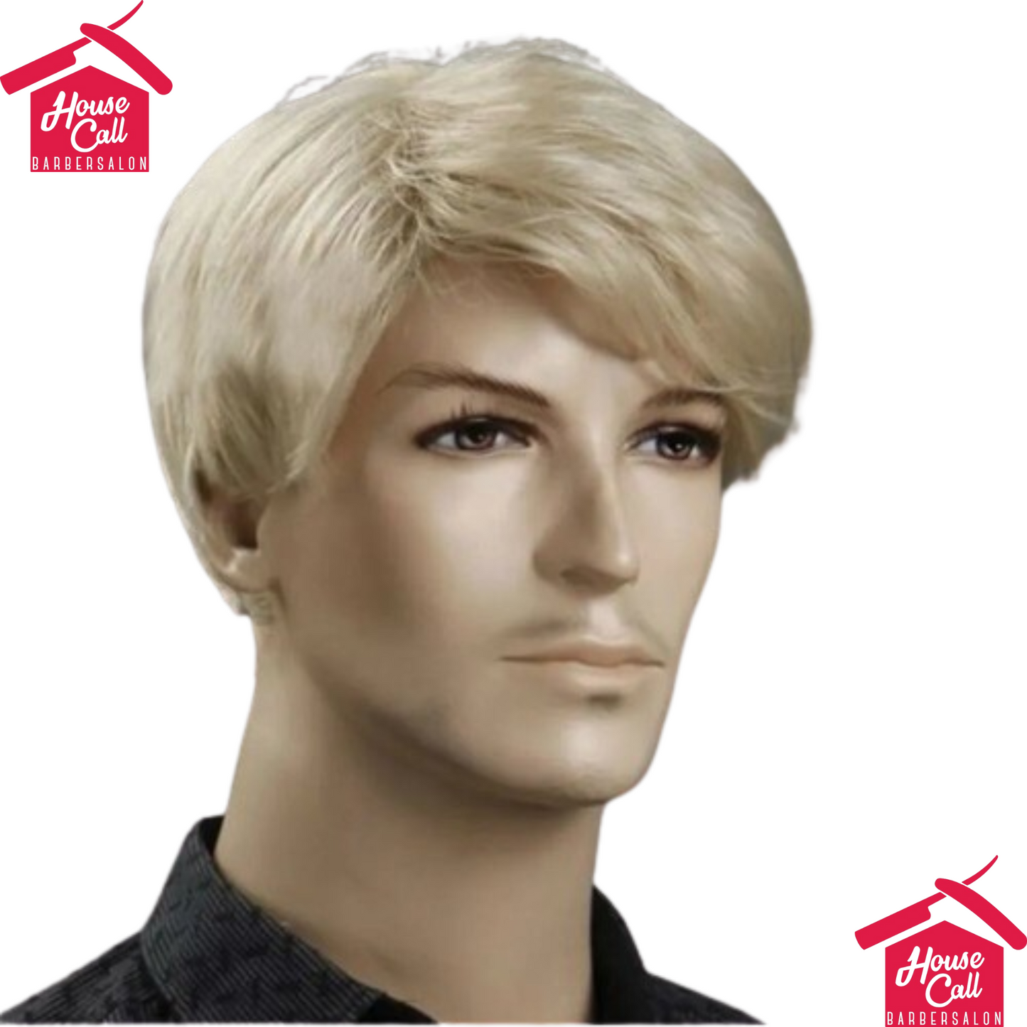 Male Wig Blond Short Hair for Men