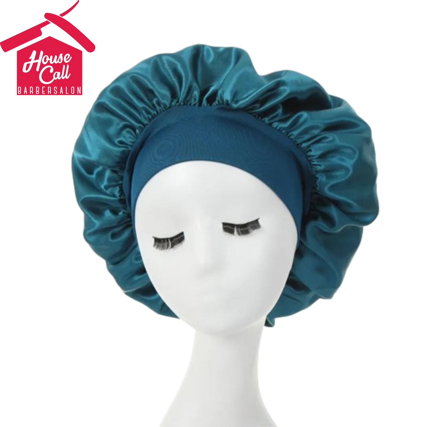 Women Sleeping Caps Bathroom Satin Solid Color Stretch Bonnets Hair Hat for Daily Use and Beauty