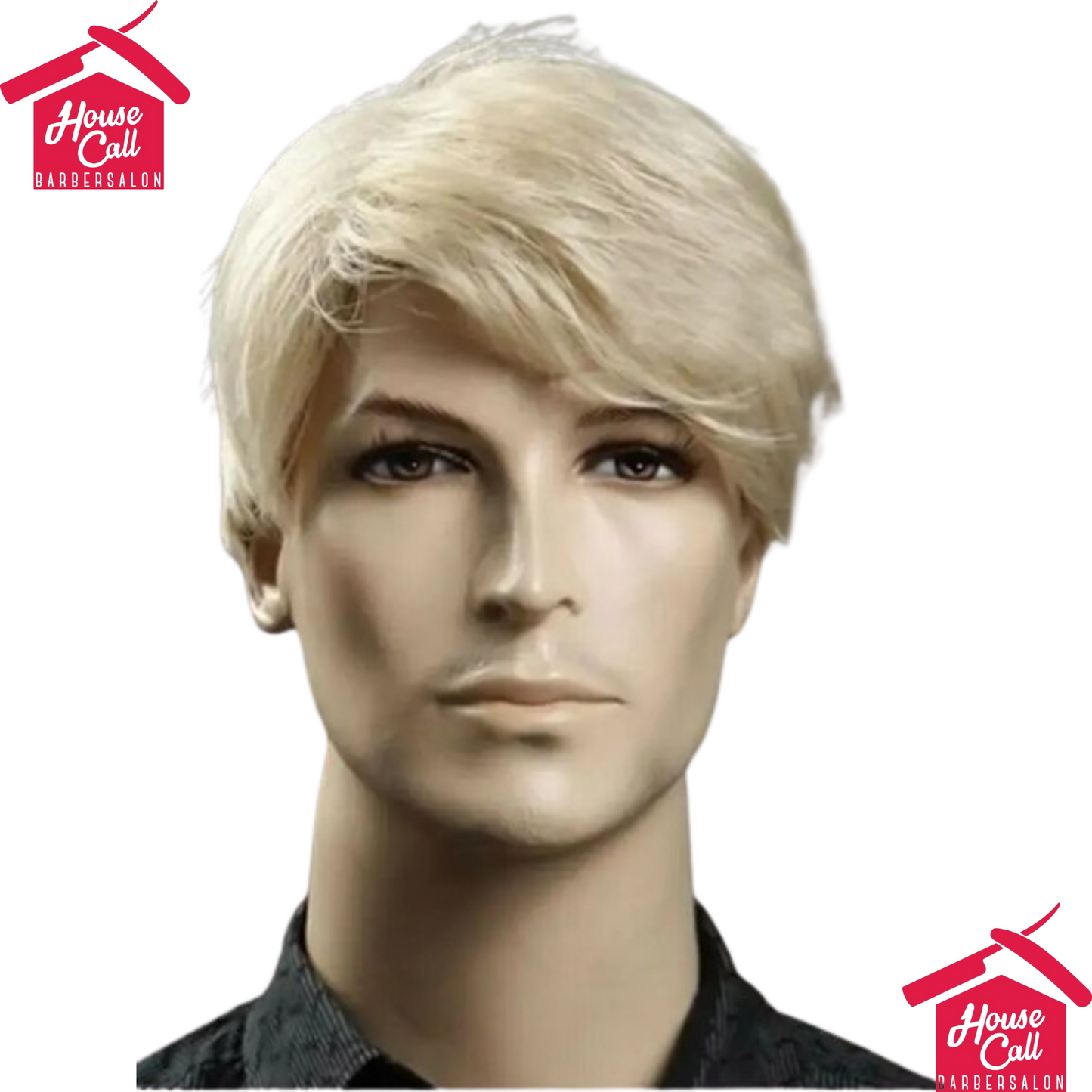 Male Wig Blond Short Hair for Men