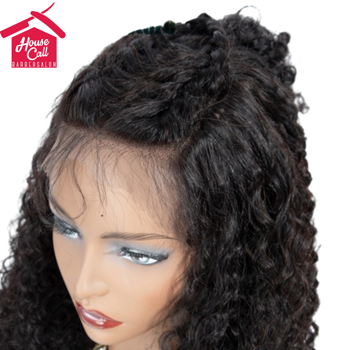 Brazilian Kinky Curly Lace Front Human Hair Wigs AFX