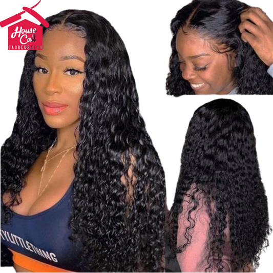 Curly Human Hair Wig Lace Hair Products AFX