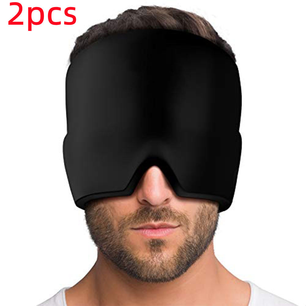 Ice Compress Headache Relief Gel Cold Therapy Migraine Eye Mask